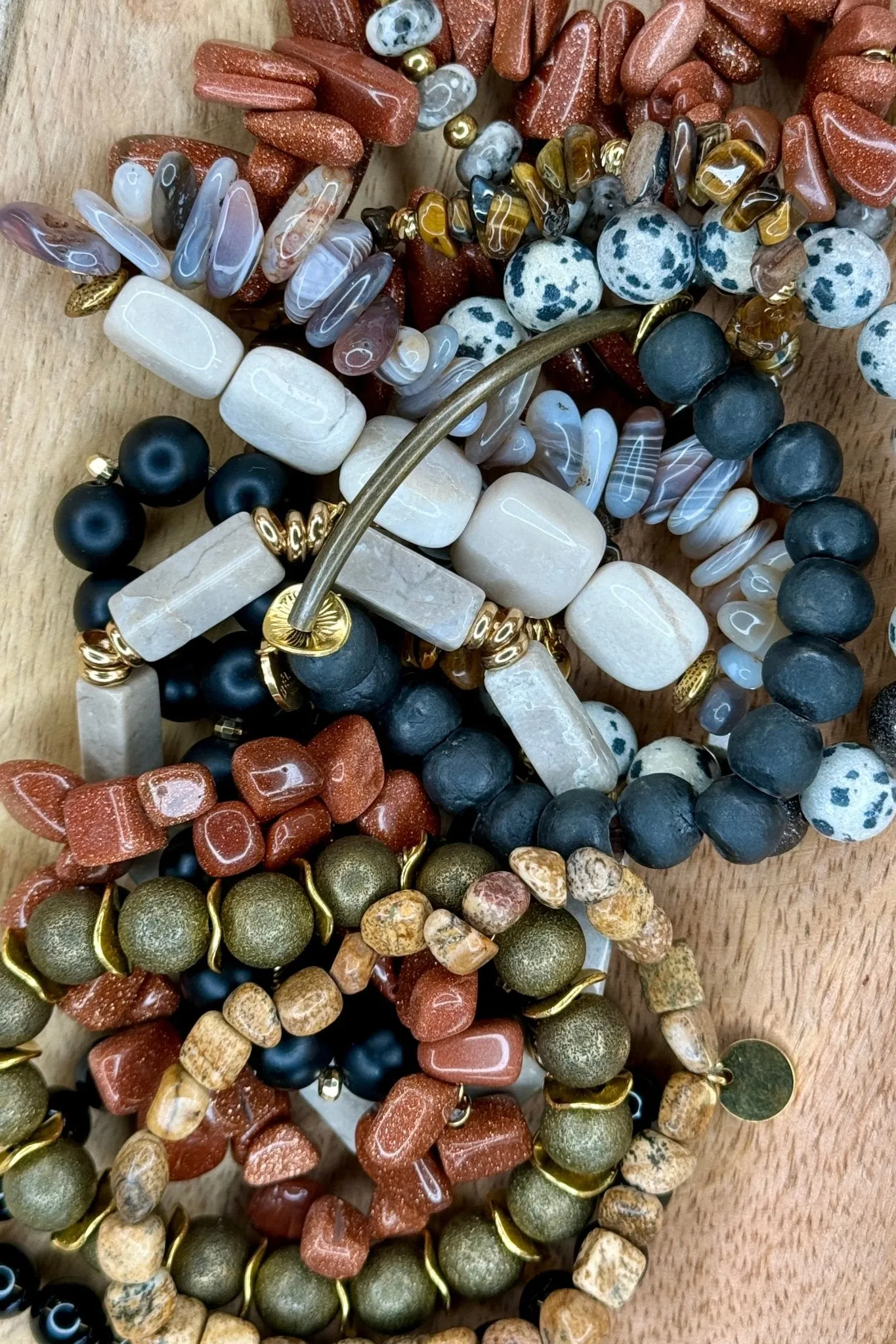 Beljoy Dark Neutrals Bracelet Collection