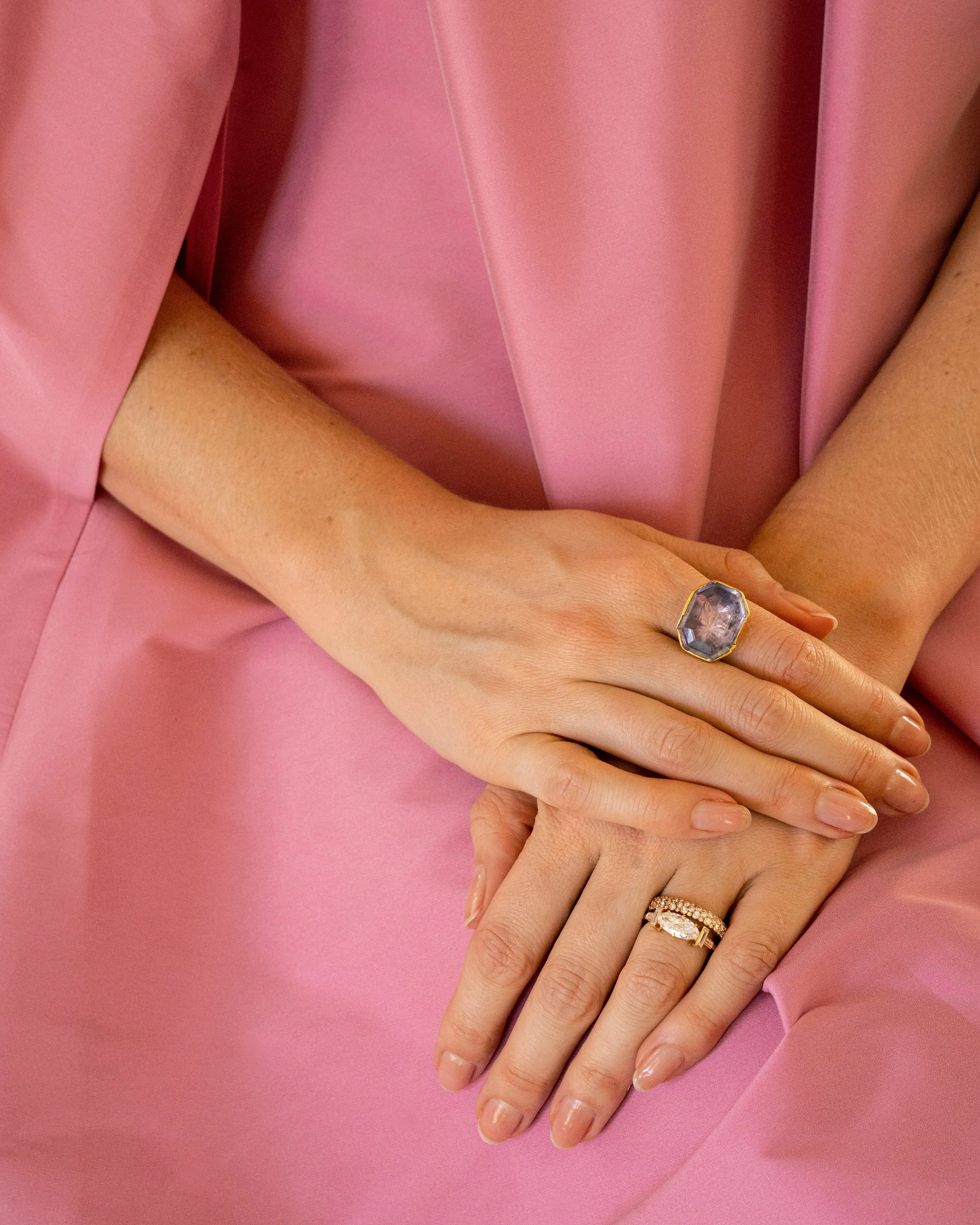 Bell & Bird Moval Diamond Ring