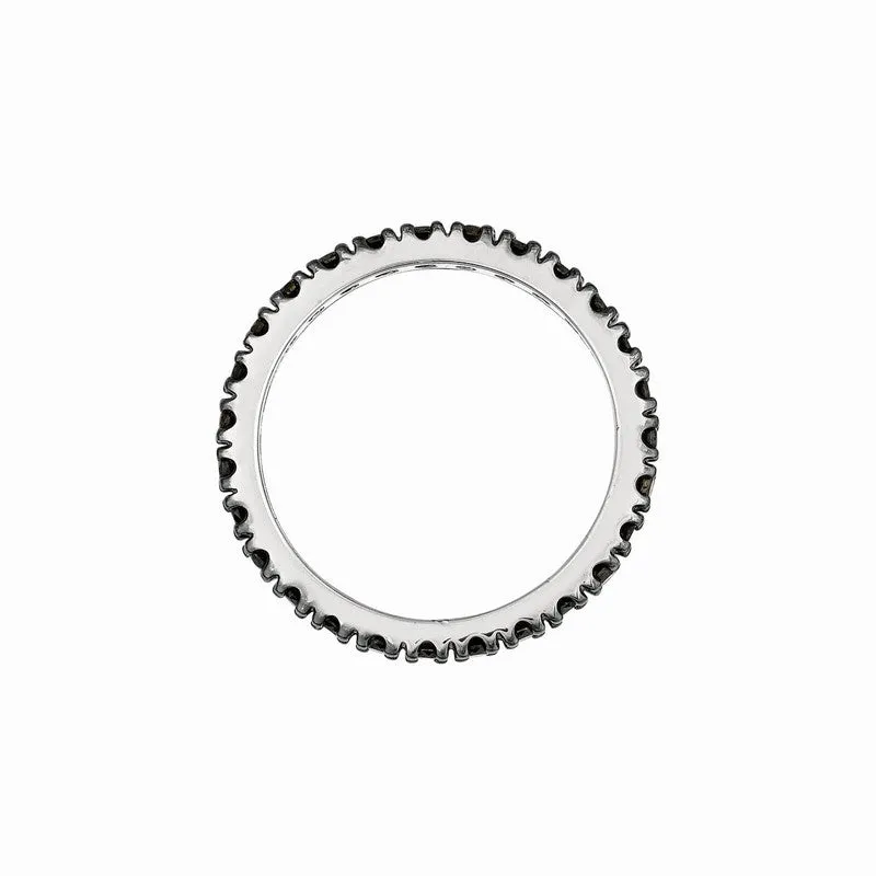 BLACK DIAMOND ETERNITY RING 14K GOLD (0.5 CTW)