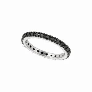 BLACK DIAMOND ETERNITY RING 14K GOLD (0.5 CTW)