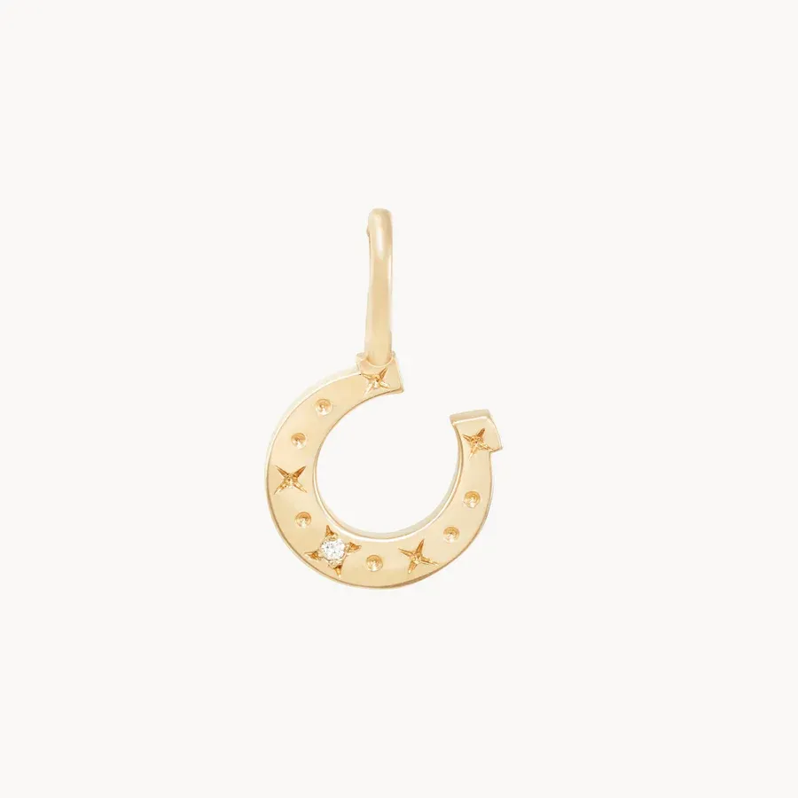 Bluboho Wild Luck Horseshoe Charm