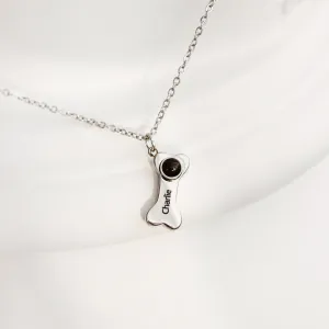 Bone projection necklace