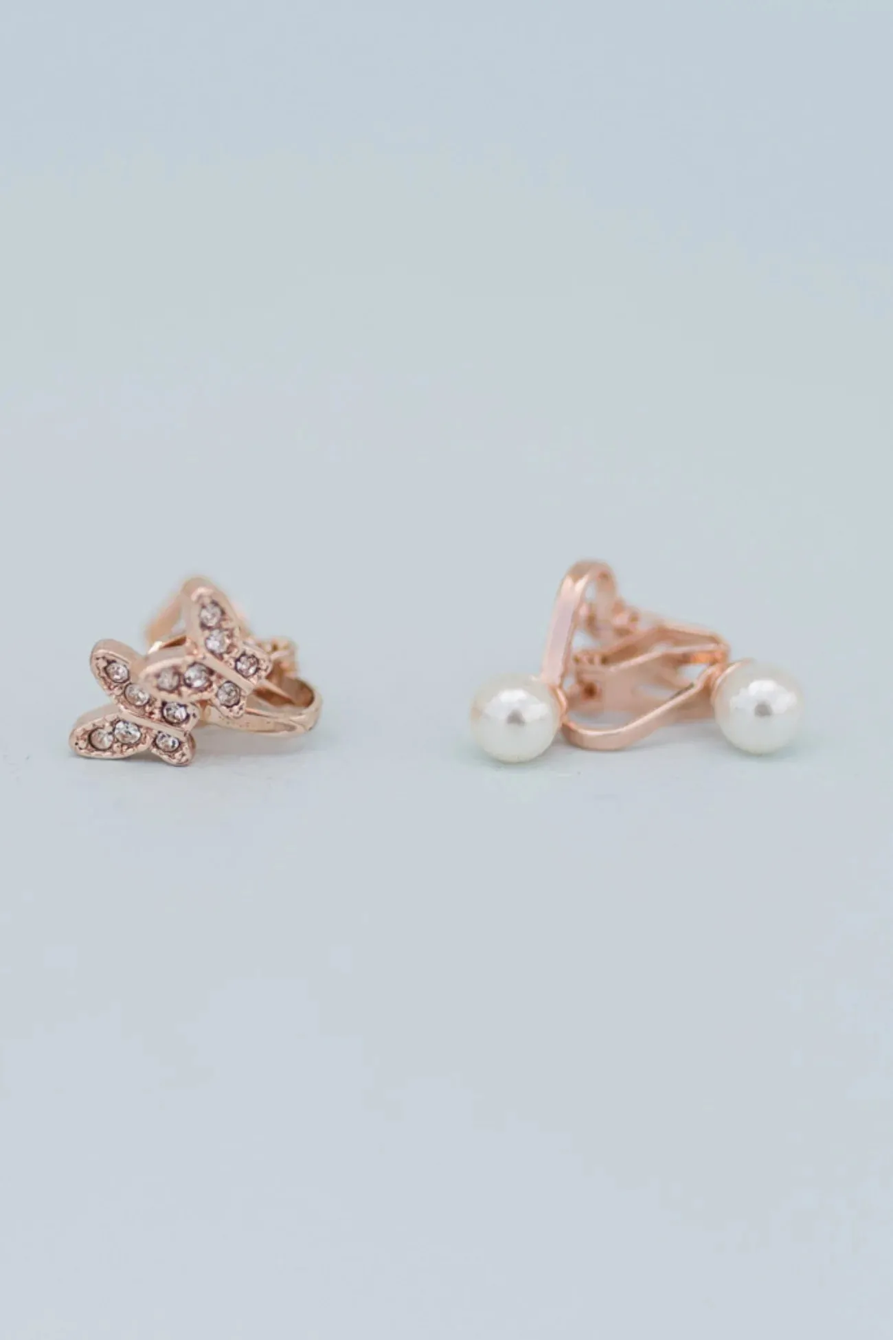 Boutique Dazzle Clip On Earrings, Star, Pearl and Butterfly