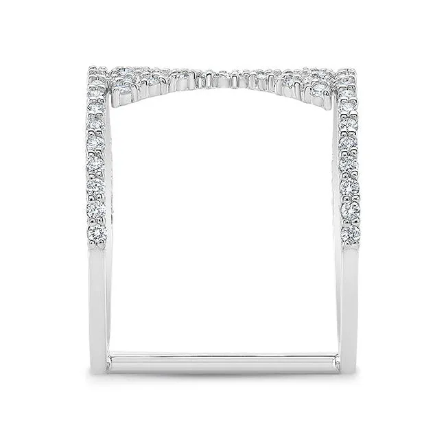 Bow Tie Diamond Cocktail Ring