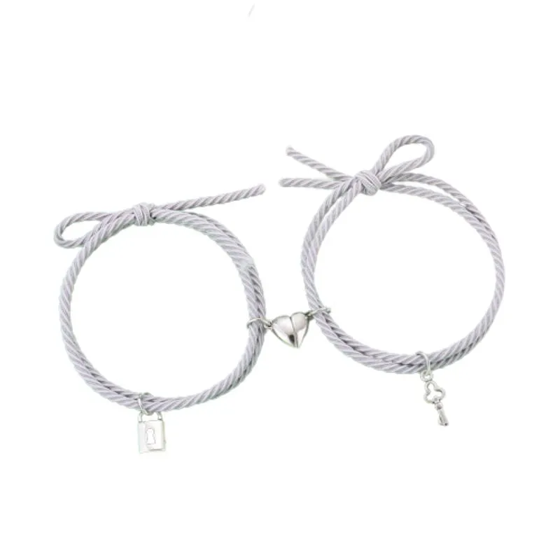 Bracelet cœur couple