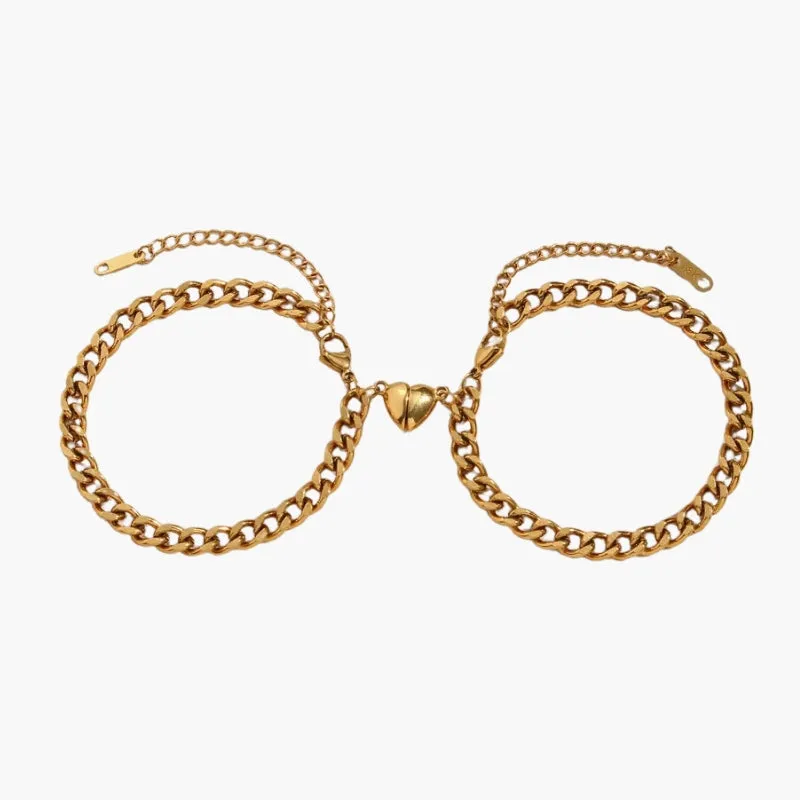 Bracelets Couple Amour Aimantés