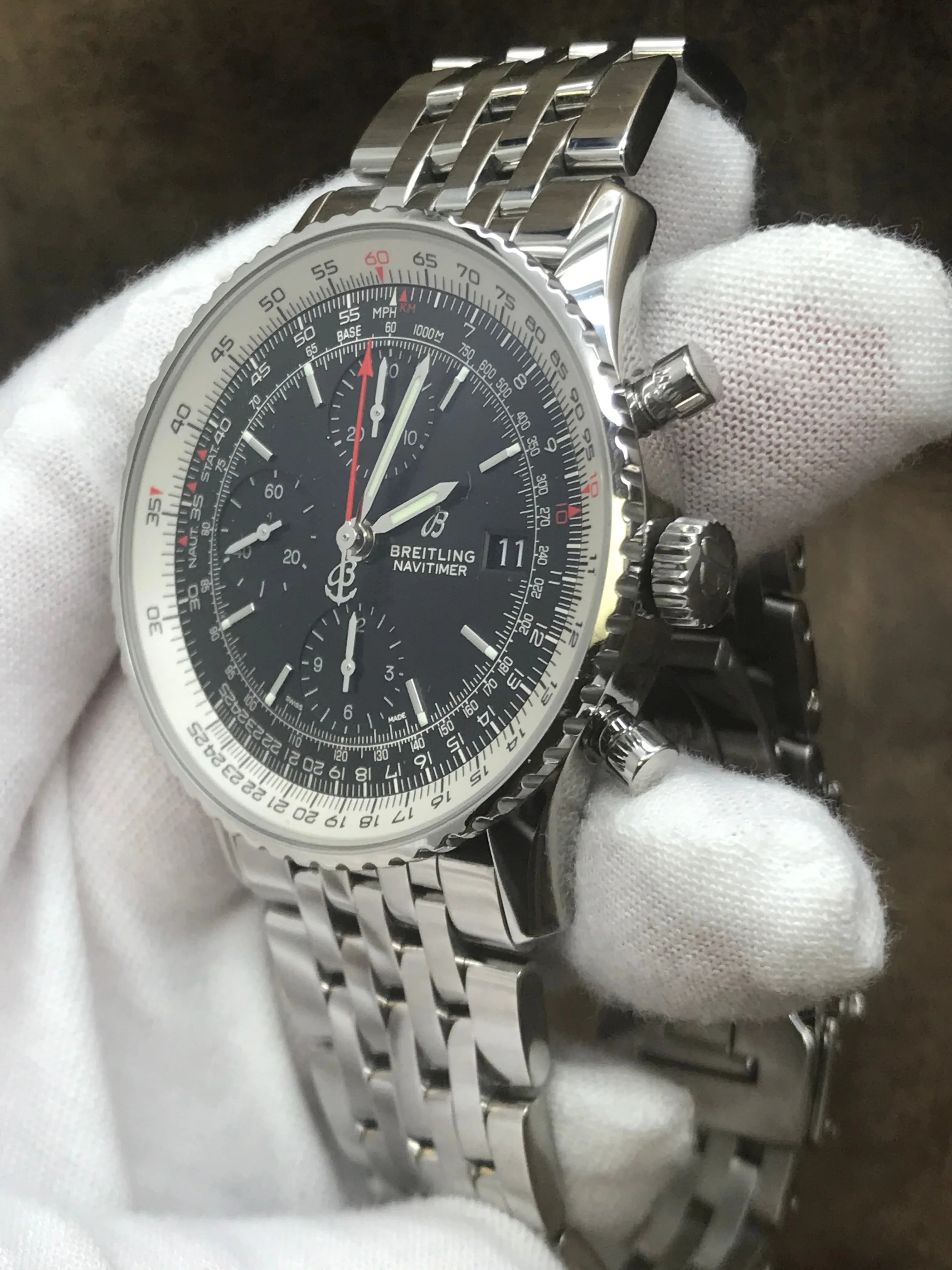 Breitling Navitimer Chrono A13324121B1A1 Black Dial Automatic Men's Watch