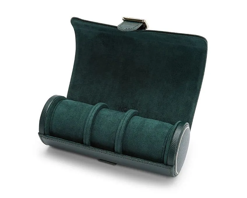 British Racing Triple Watch Roll - Green