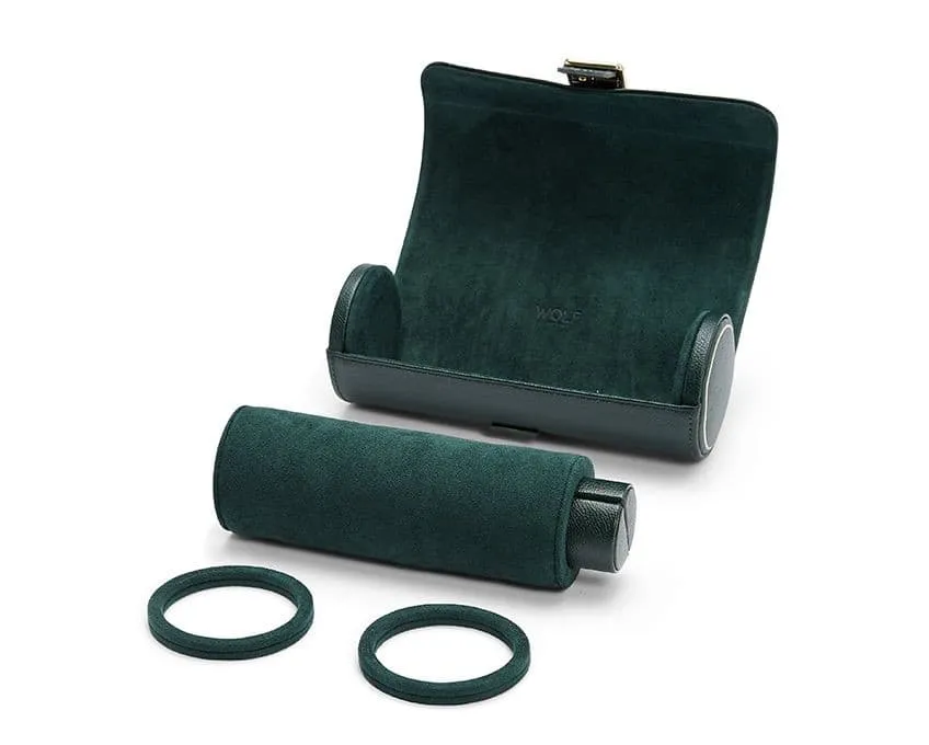 British Racing Triple Watch Roll - Green