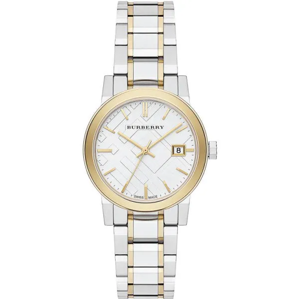 Burberry The City Silver Stainless Steel Silver Dial Quartz Watch for Ladies - BU9115