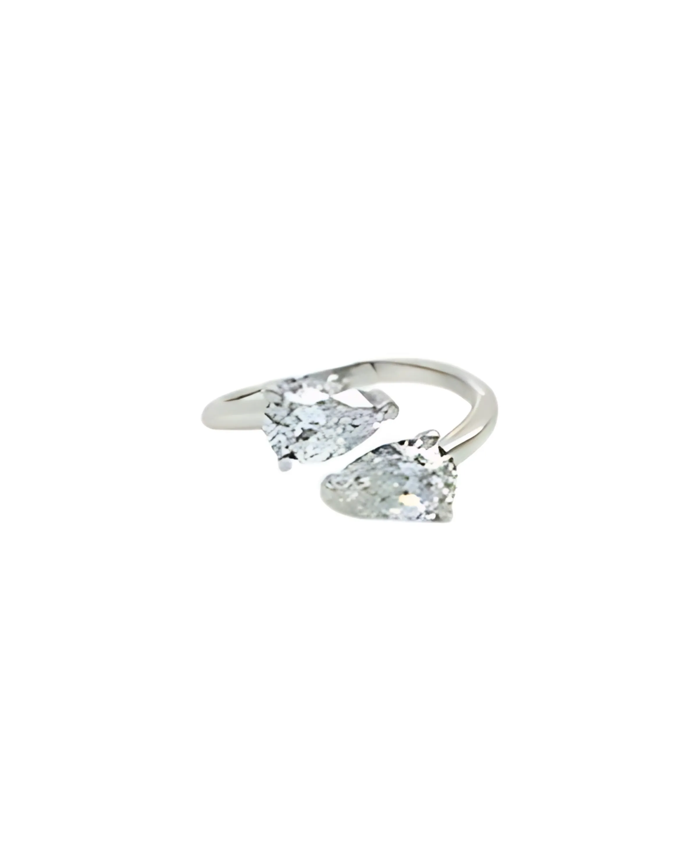 Bypass Pear Lab Diamond Ring