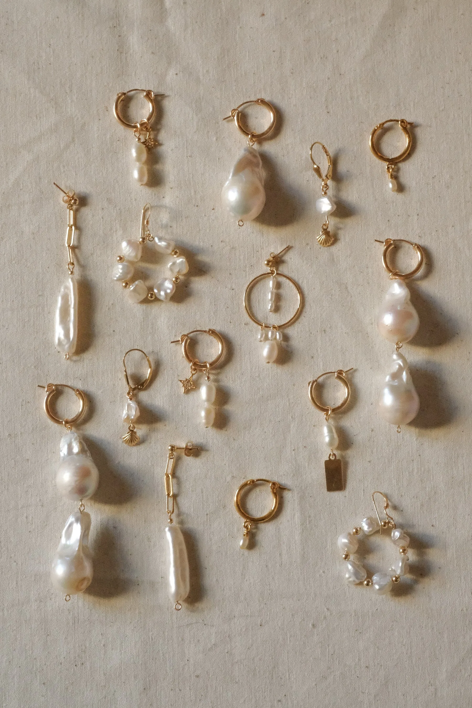 Calypso Mixed Pearl Earrings