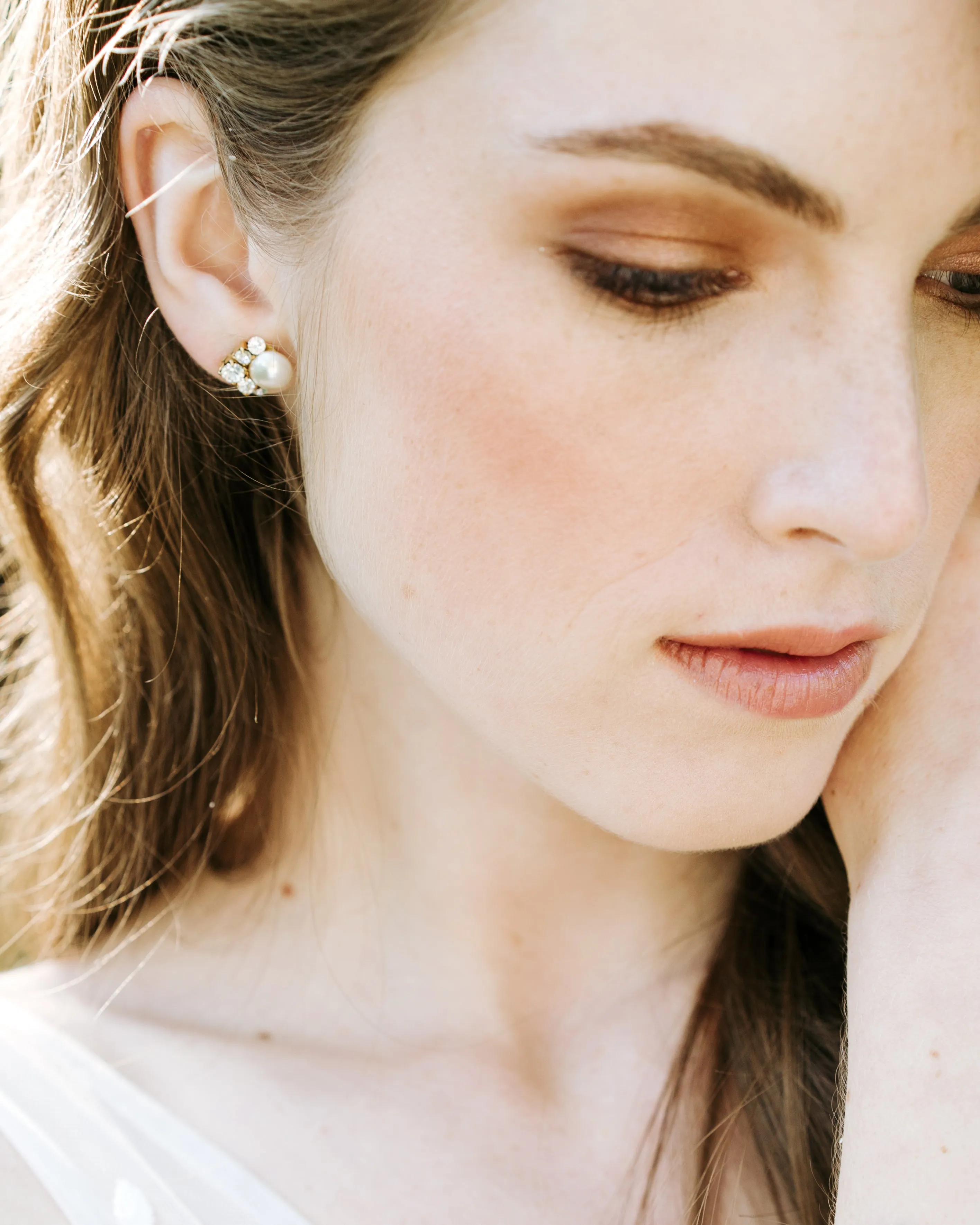 Celestial Pearl Cluster Earrings