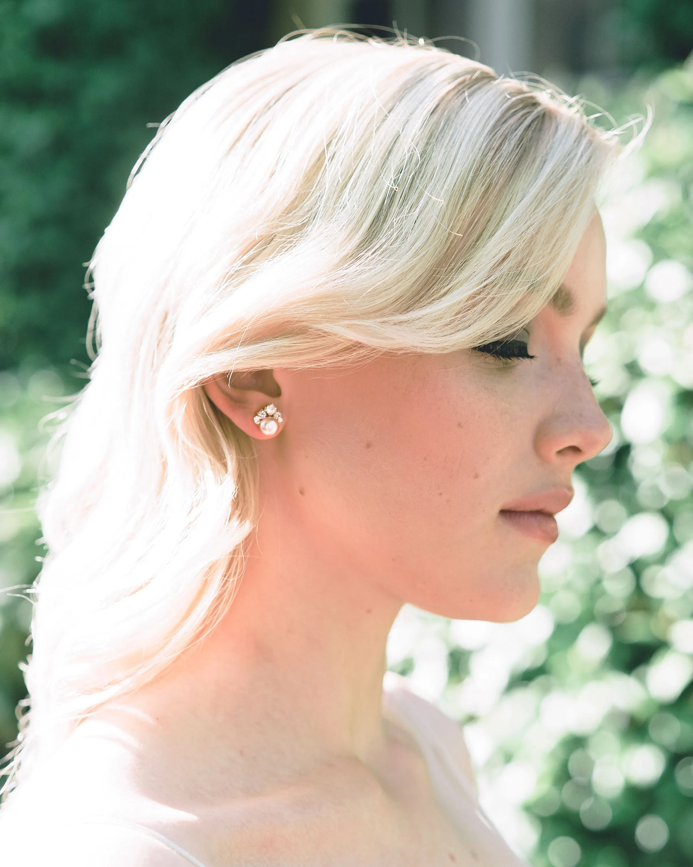 Celestial Pearl Cluster Earrings