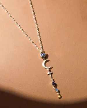 Chakra Celestial Necklace with Gemstones