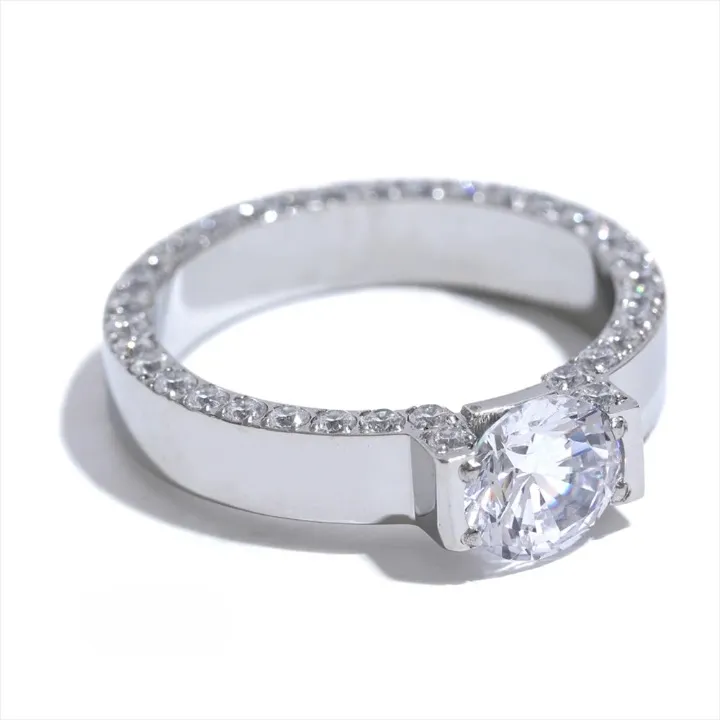 Christa Luxe Cubic Zirconia Crystal Band Rings