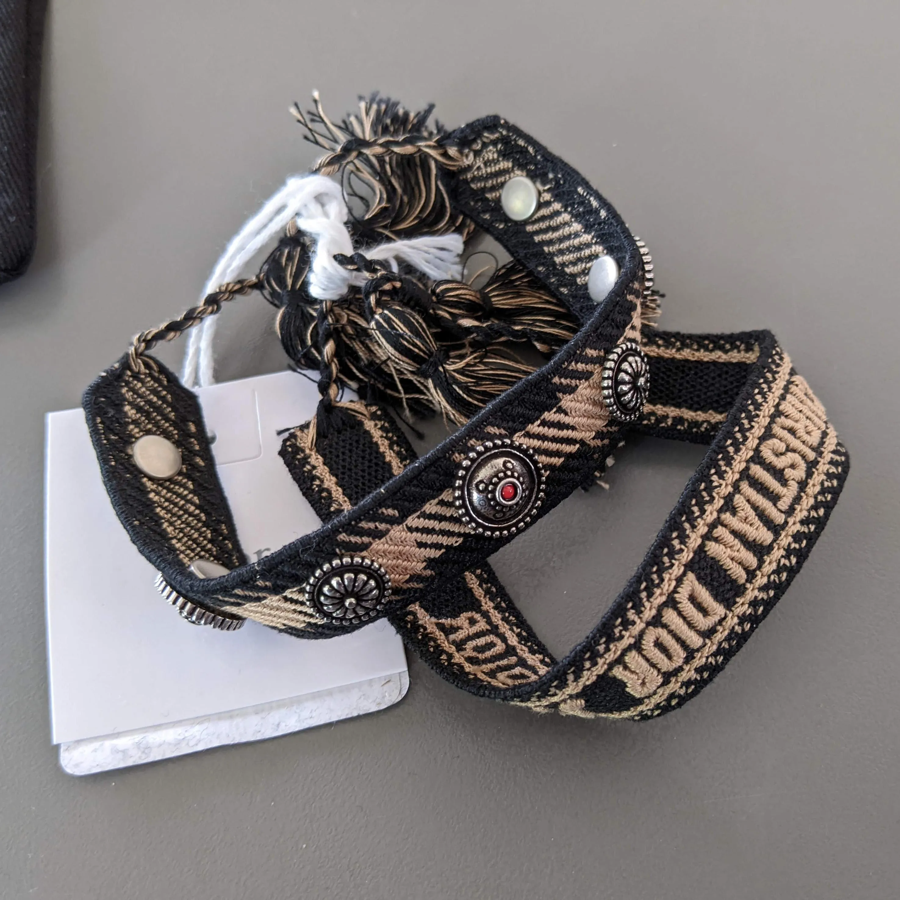 CHRISTIAN DIOR Pair of Bracelets, NWT!
