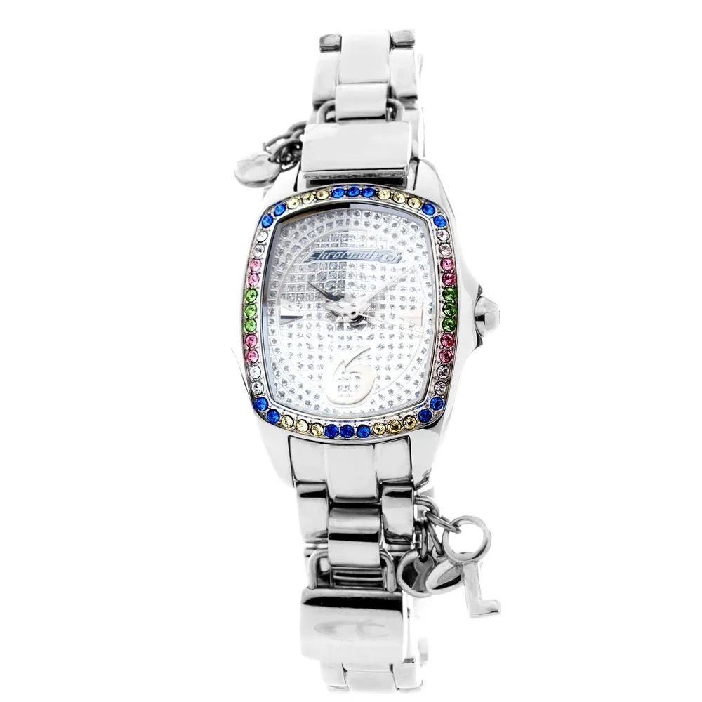 Chronotech Silver Stainless Steel Watch