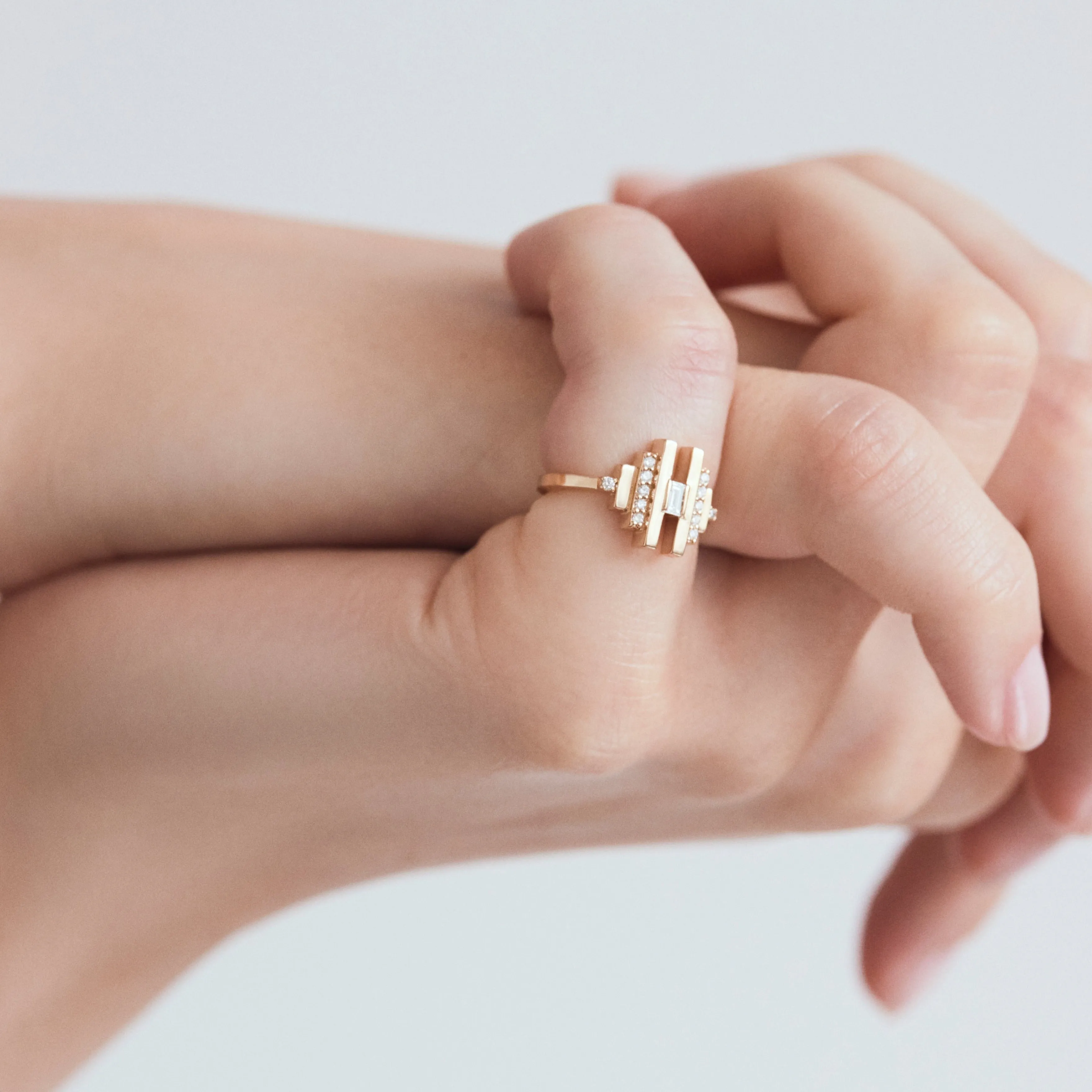 Cicim Pavé Pinky Ring