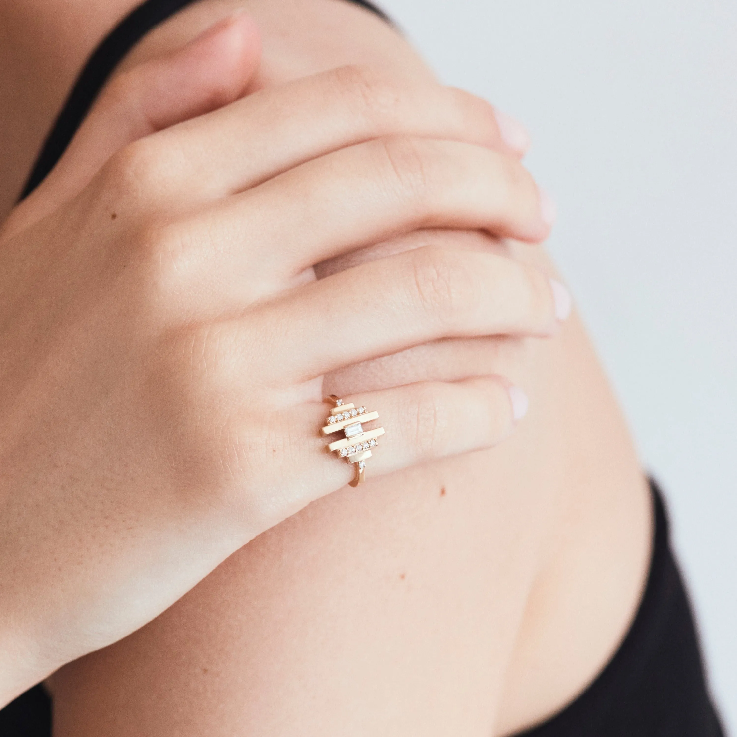 Cicim Pavé Pinky Ring
