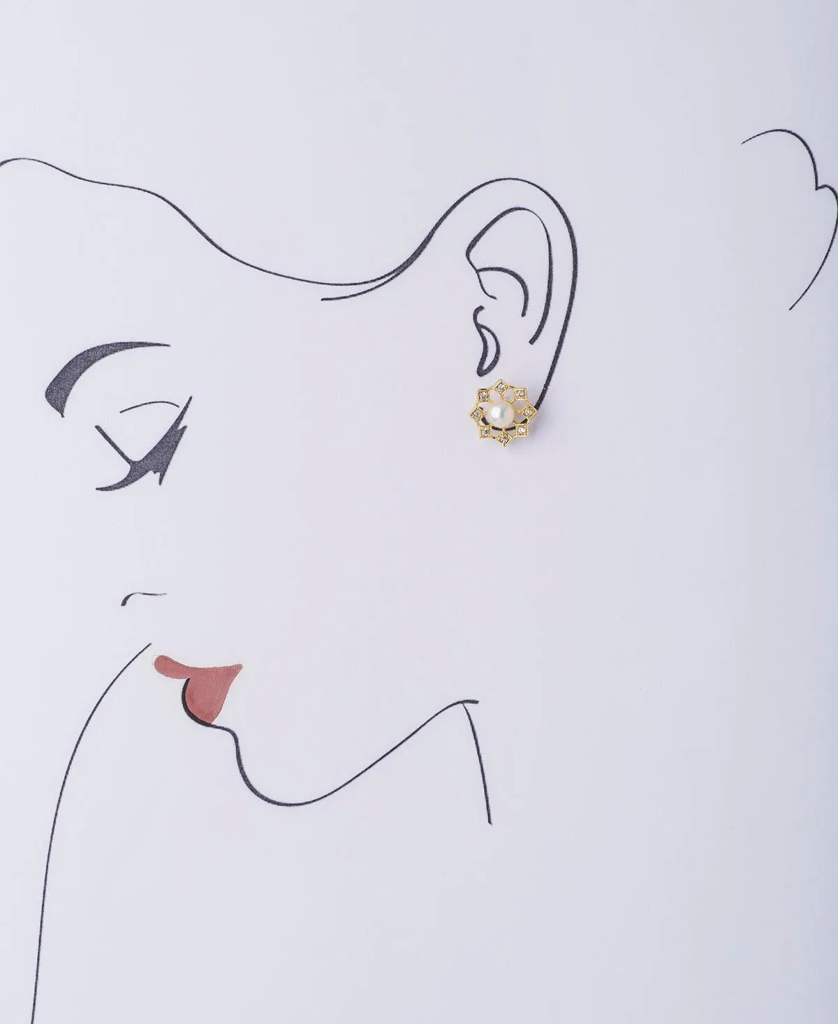 Classic Pearl Stud Earring