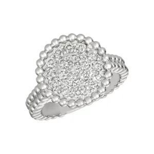 CLUSTER DISC DIAMOND RING 14K GOLD (0.75 CTW)