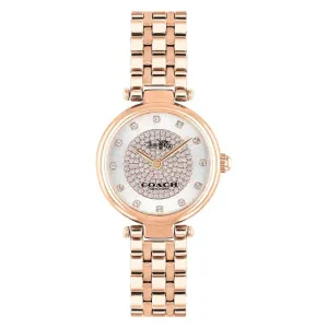 Coach Park Rose Gold Stainless Steel Silver Dial Quartz Watch for Ladies - 14503736