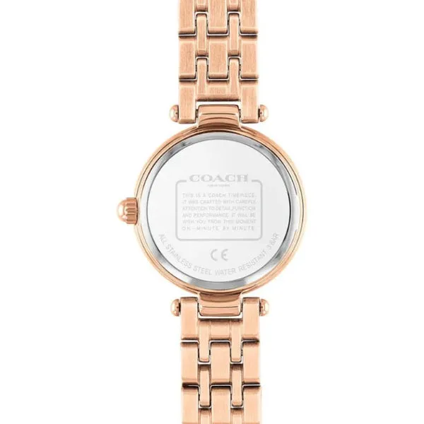 Coach Park Rose Gold Stainless Steel Silver Dial Quartz Watch for Ladies - 14503736