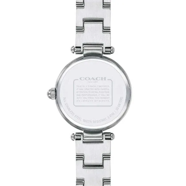 Coach Park Silver Stainless Steel Mother Of Pearl Dial Quartz Watch for Ladies - 14503224
