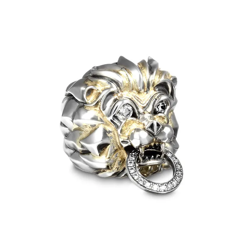 Commodus Lion 18K Infused Ring
