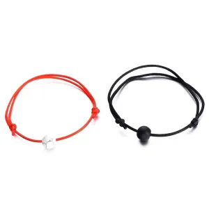 Couple Lucky Together Forever Wish Bracelet Set