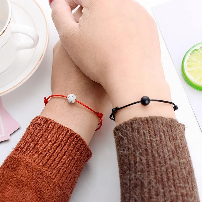 Couple Lucky Together Forever Wish Bracelet Set