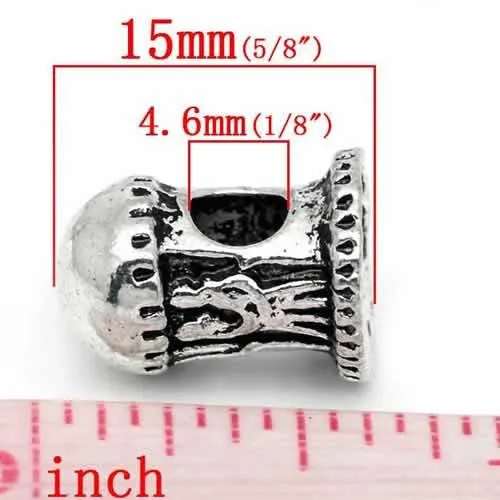 Couple Together in Love Charm European Bead Compatible for Most European Snake Chain Bracelet