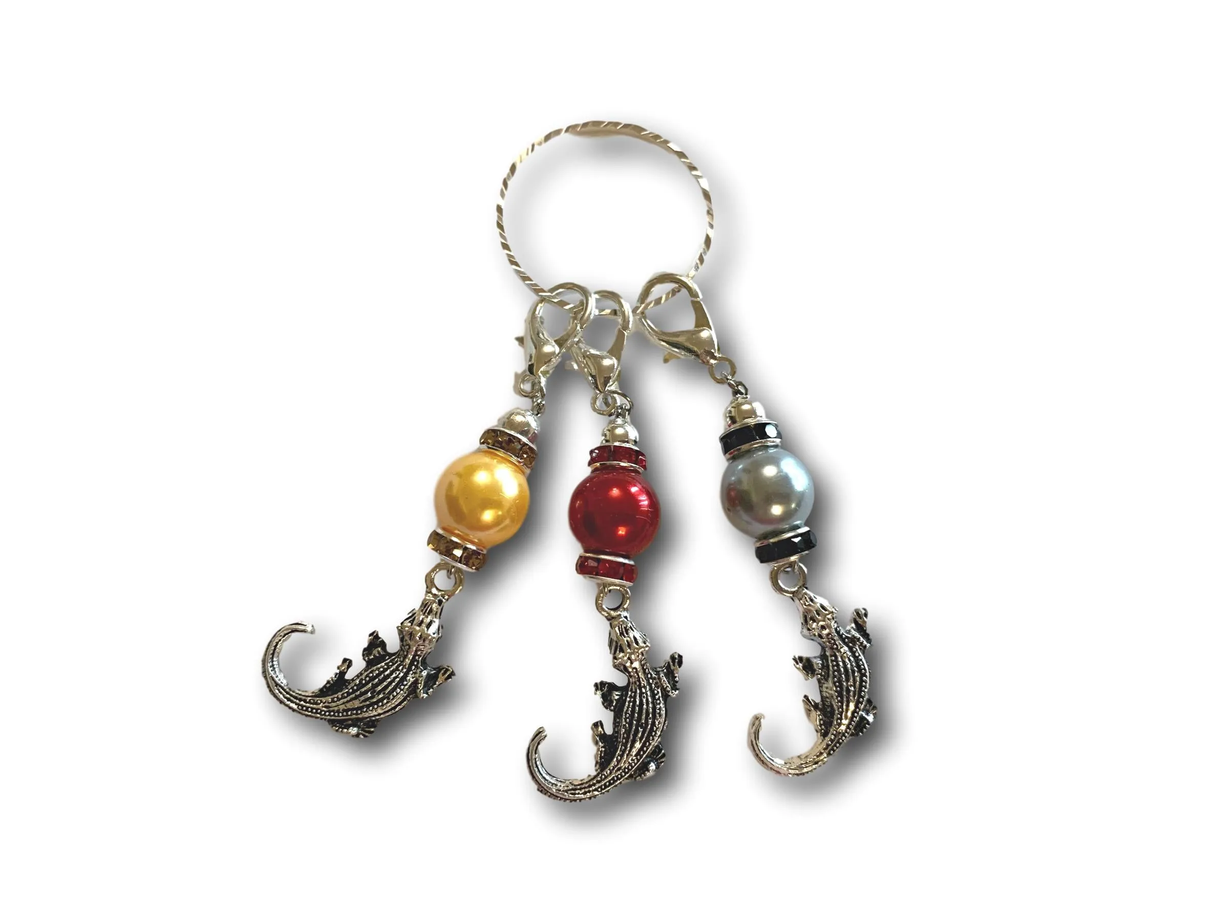 Crocodile M1 - #037 - Set of 5 Stitch Markers
