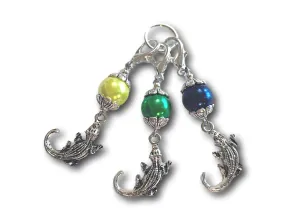 Crocodile M2 - #42 - Set of 3 Stitch Markers