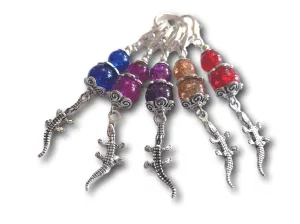Crocodile M4 - #068 - Set of 5 Stitch Markers