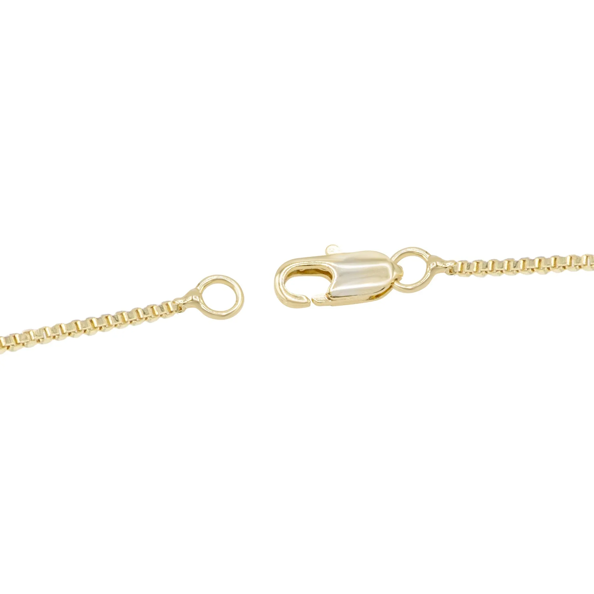 Cubic Zirconia 14K Gold Filled Heart Pendant Necklace Set