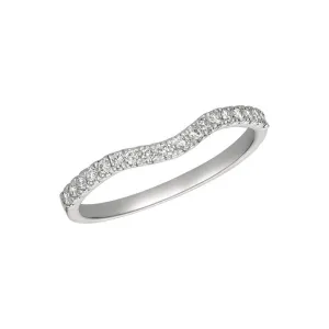 CURVE DIAMOND RING 14K GOLD (0.25 CTW)