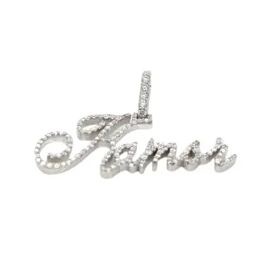 Custom Design Personalized Name Pendant Charm