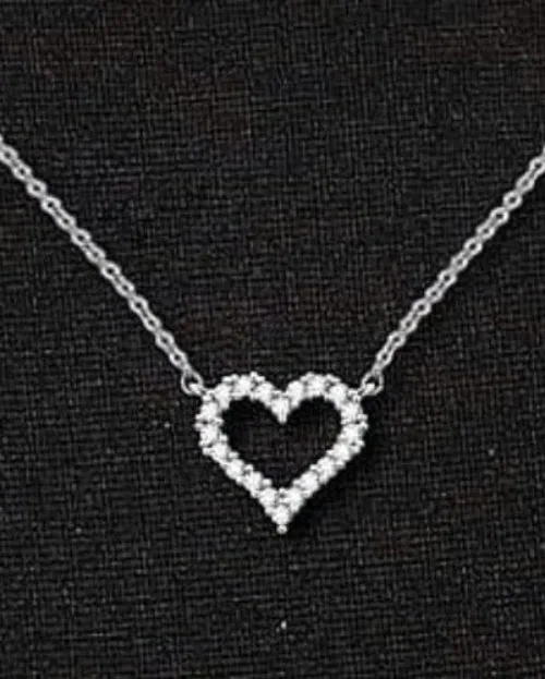CZ Heart Necklace