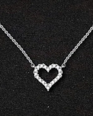 CZ Heart Necklace