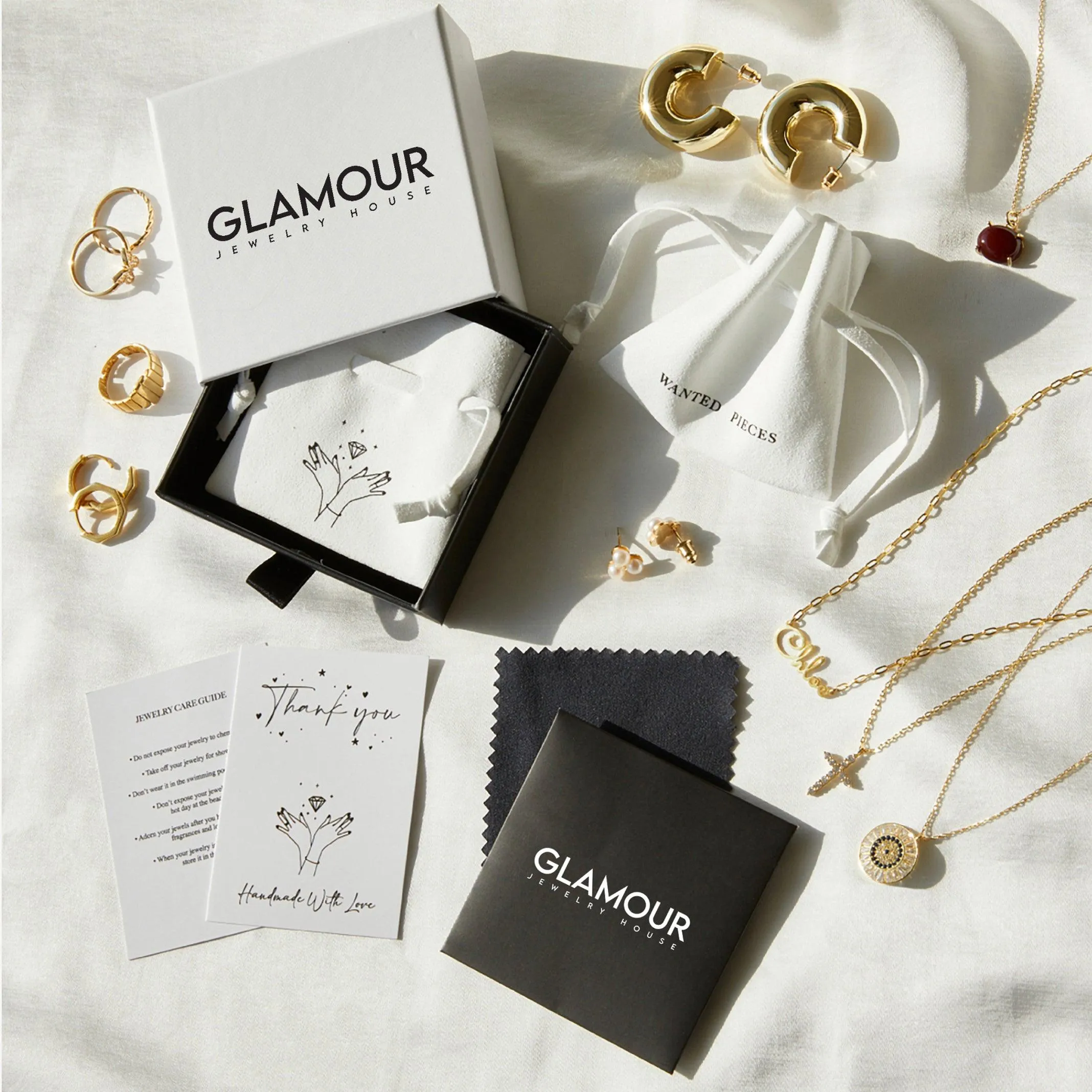 Dangling Pearl Pave Hoop Earrings - 18K Gold Vermeil