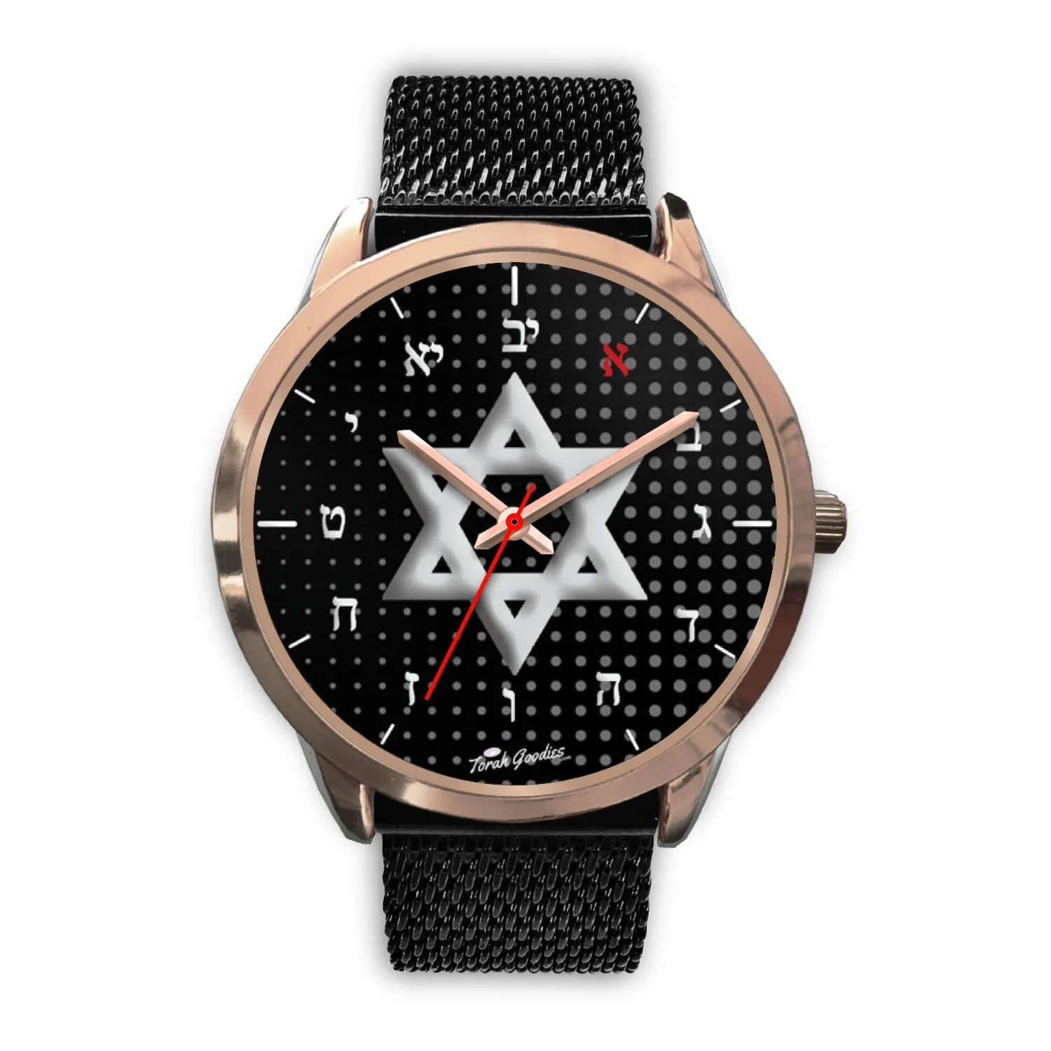 David Star - Judaica Rose Gold Watch