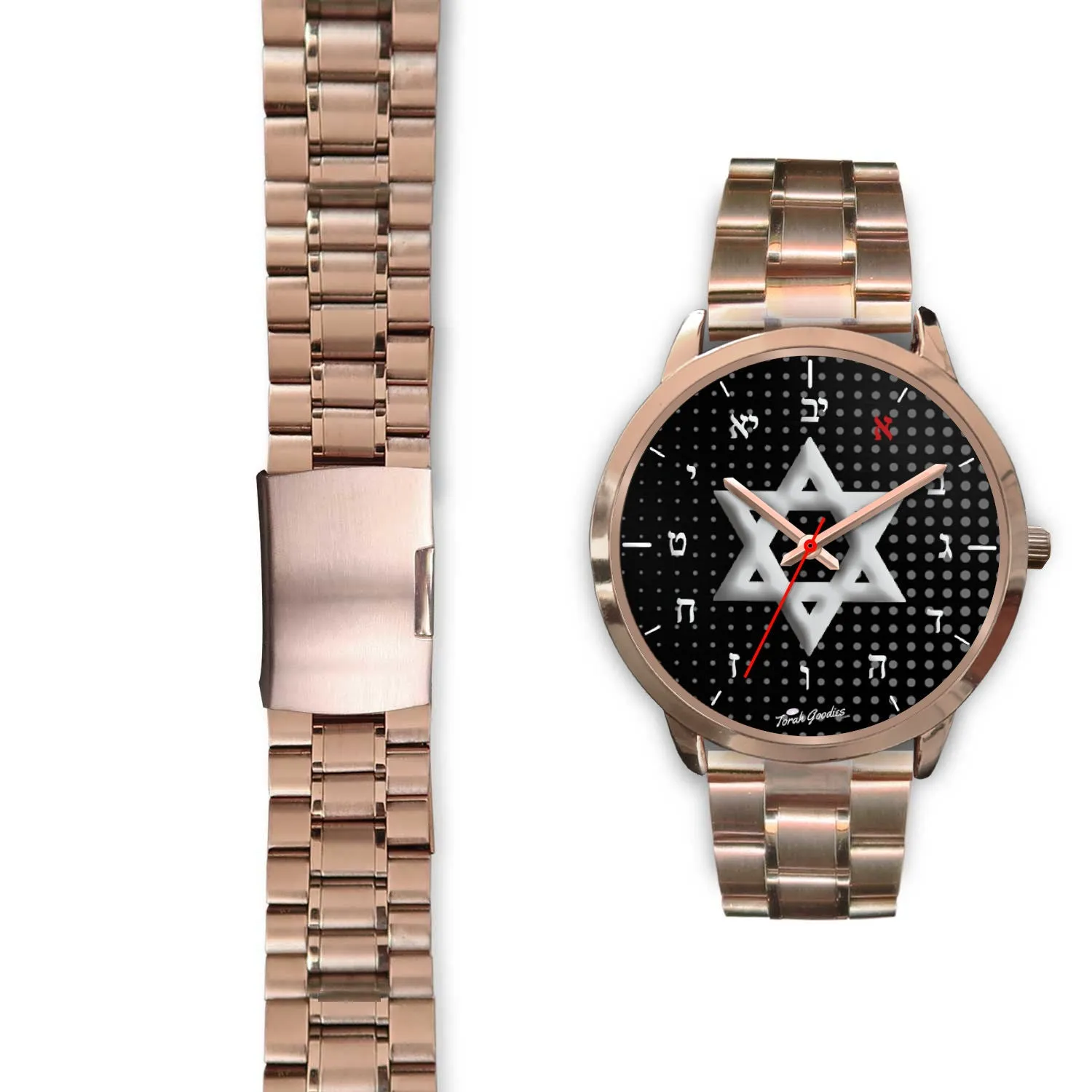 David Star - Judaica Rose Gold Watch