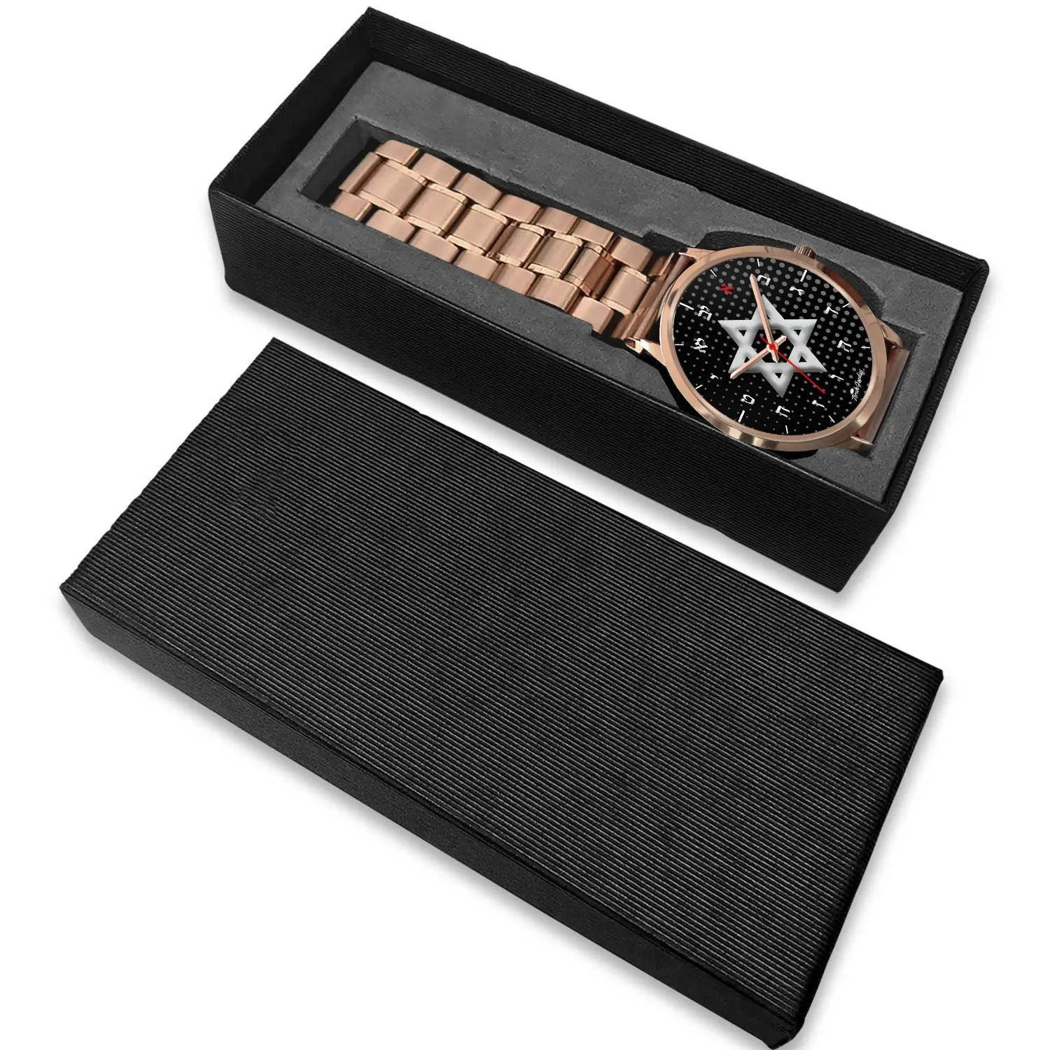 David Star - Judaica Rose Gold Watch