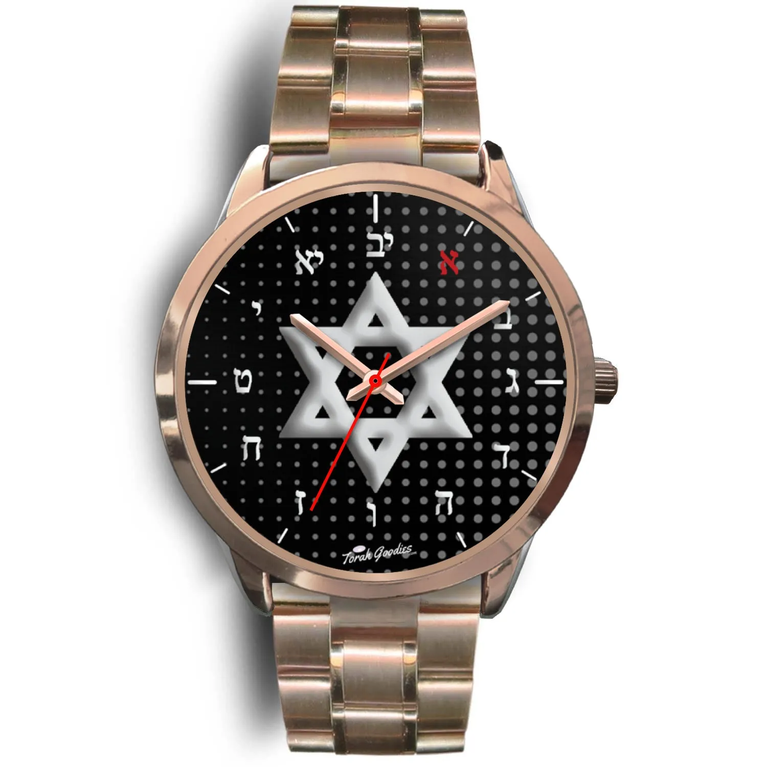 David Star - Judaica Rose Gold Watch