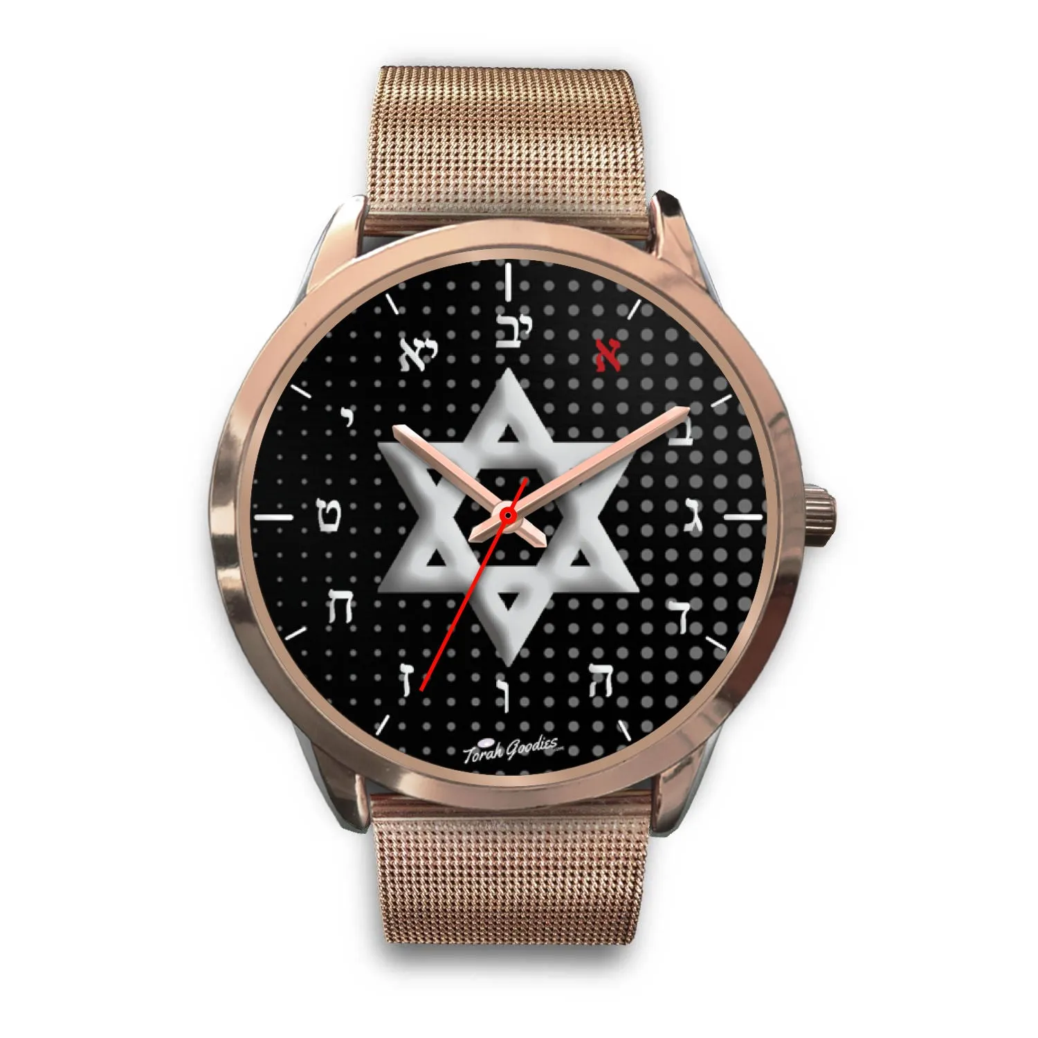 David Star - Judaica Rose Gold Watch