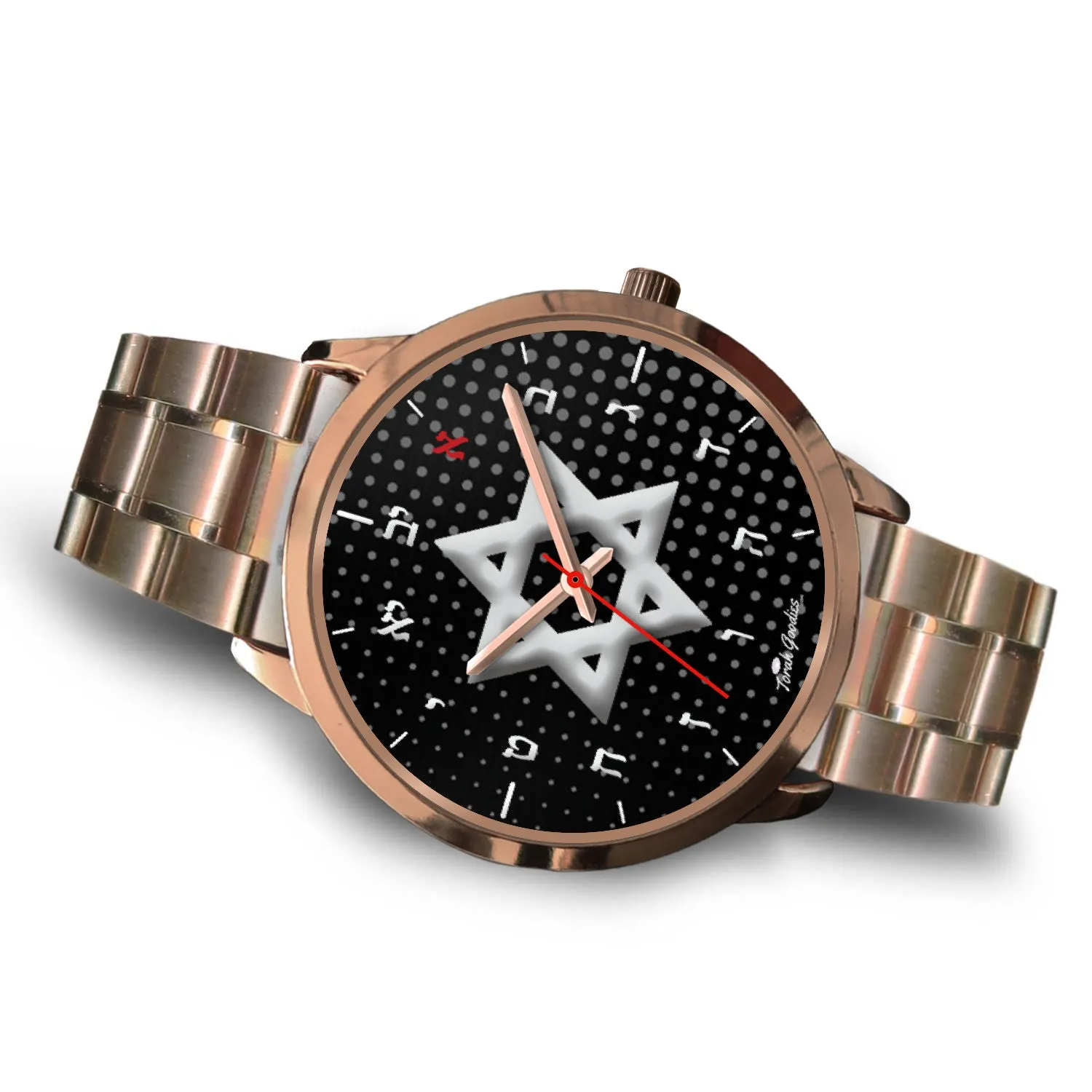 David Star - Judaica Rose Gold Watch