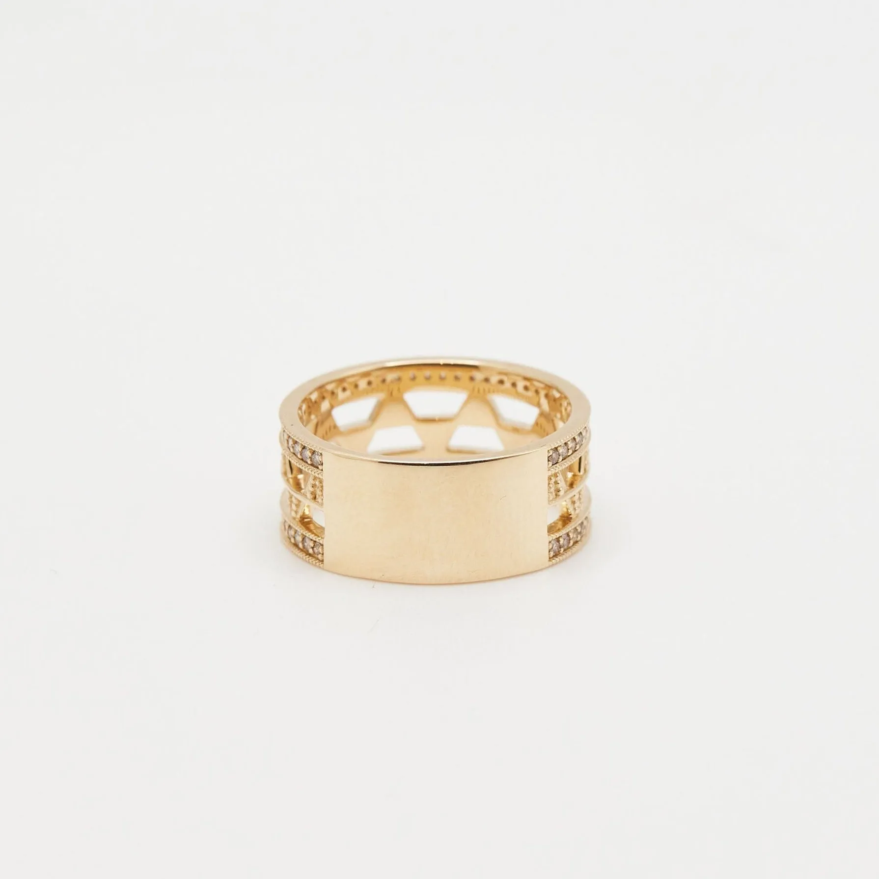 Daybreak 10mm Ring with Diamonds