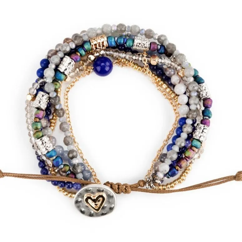 Demdaco - Love Bracelet - Indigo